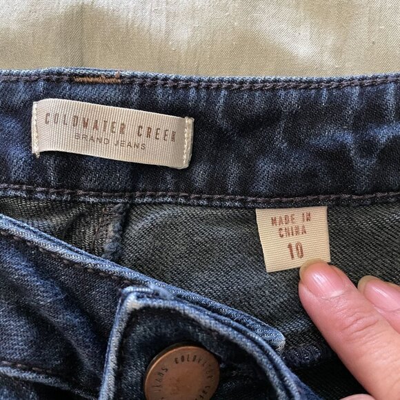 Coldwater Creek Stretch Straight Leg Jeans 40" Length - Blue - 10 - Picture 3 of 10